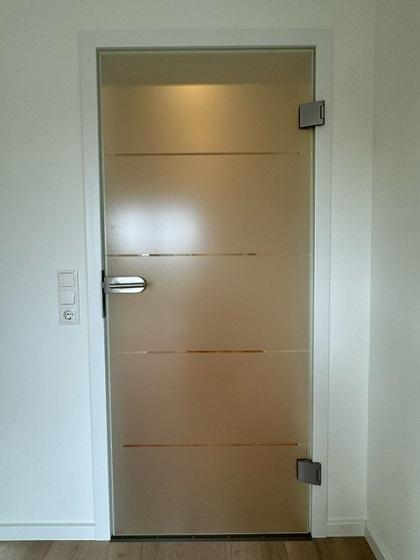 Milchglas Zimmertür