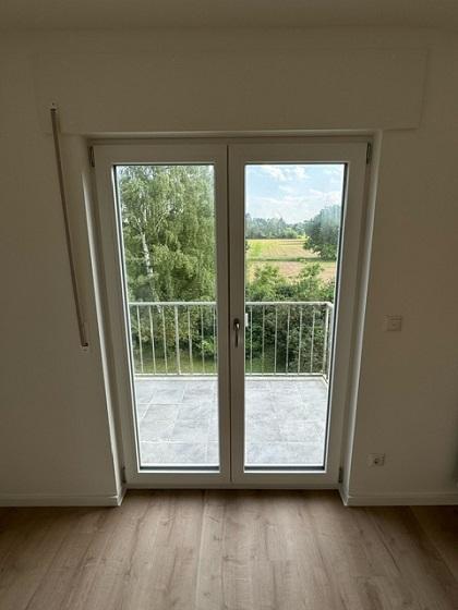 Balkontür Innenansicht